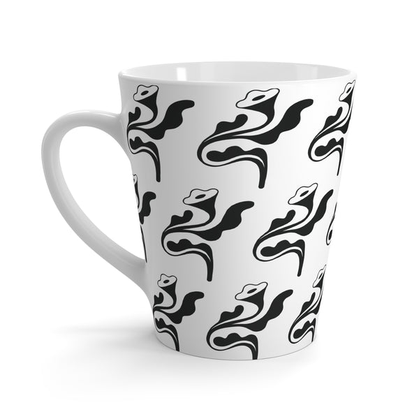 Dancing Floral Latte Mug