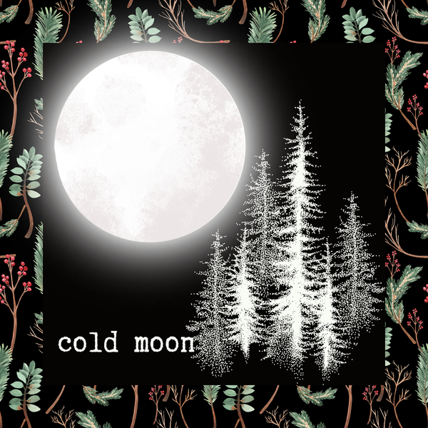 8"x8" Fine Art Print/Cold Moon (shipping price included)