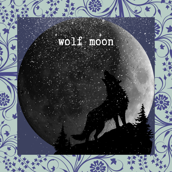 8"x8" Fine Art Print/Wolf Moon (shipping price included)