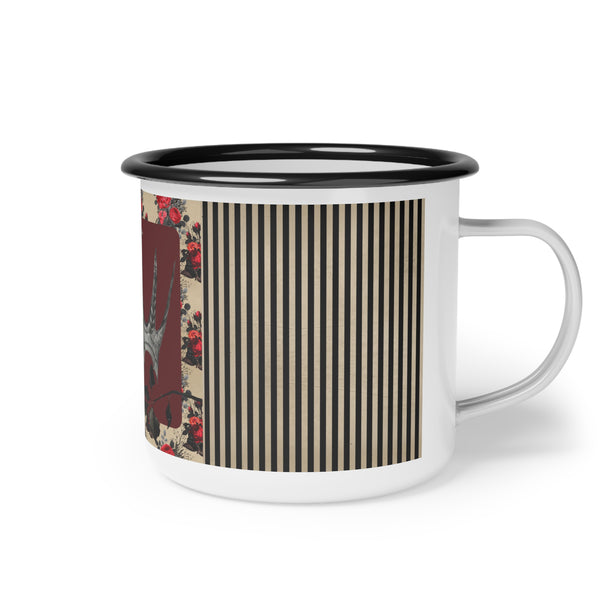 Enamel Mug Dark Wood Sovereign