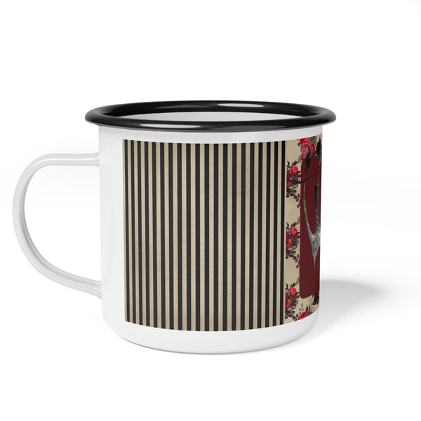 Enamel Mug Dark Wood Sovereign