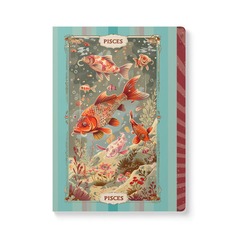 Zodiac Softcover Journal (with Inside Prints): Pisces