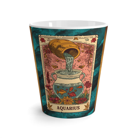 Aquarius Latte Mug