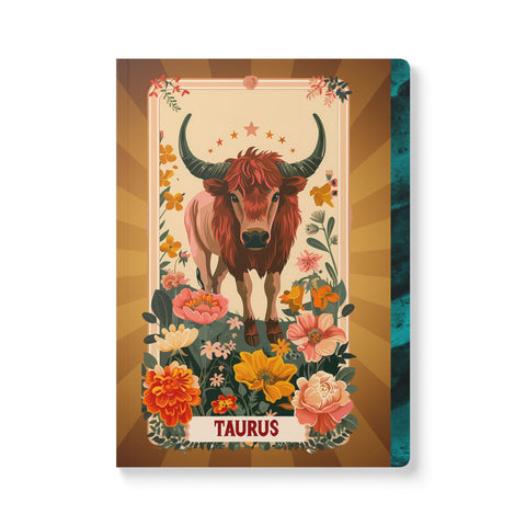Zodiac Softcover Journal (with Inside Prints): Taurus