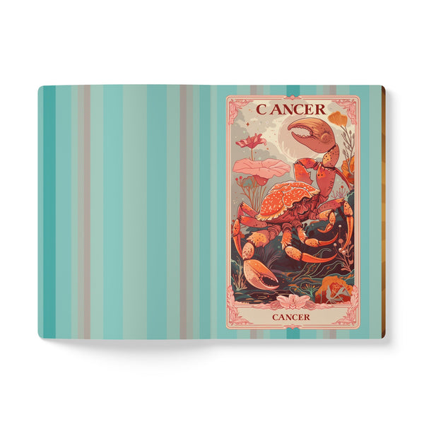 Zodiac Softcover Journal (with Inside Prints): Cancer