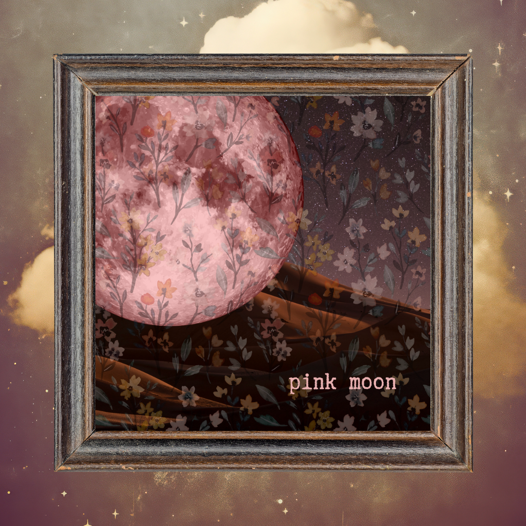 8"x8" Fine Art Print/Pink Moon (shipping price included)