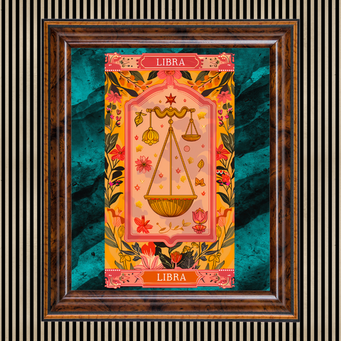 9"x12" Fine Art Print/Libra (shipping price included)