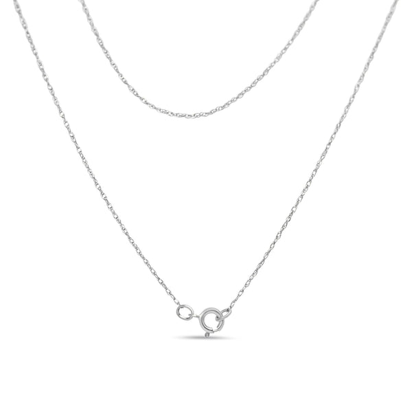 Sterling Silver Diamond Lock Pendant Necklace With Paperclip Chain (shipping price included)