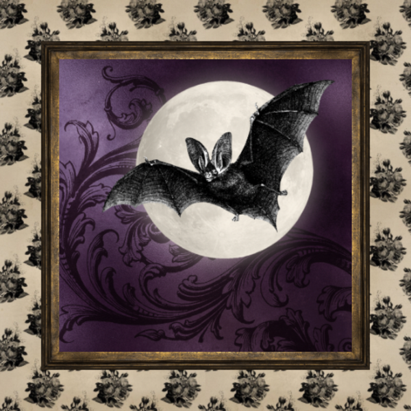 8"x8" Fine Art Print/Bat (shipping price included)