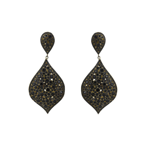 Arabian Nights Drop Earrings Black Gold (shipping price included)