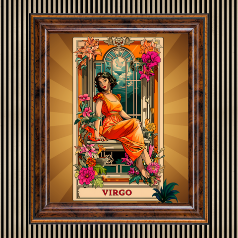 9"x12" Fine Art Print/Virgo (shipping price included)