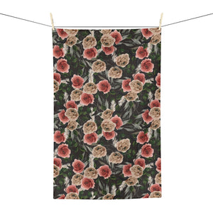 Soft Tea Towel Dark Wood Thicket