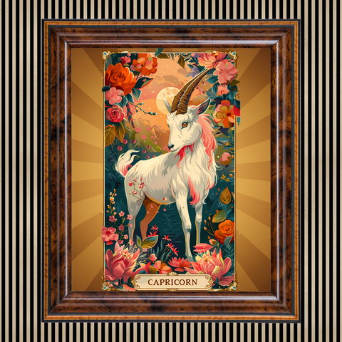 9"x12" Fine Art Print/Capricorn (shipping price included)